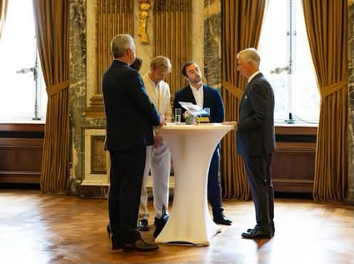 Alexandre Hemelaer, fondateur de Tigerstorm, reçu par le Roi Philippe au Palais Royal